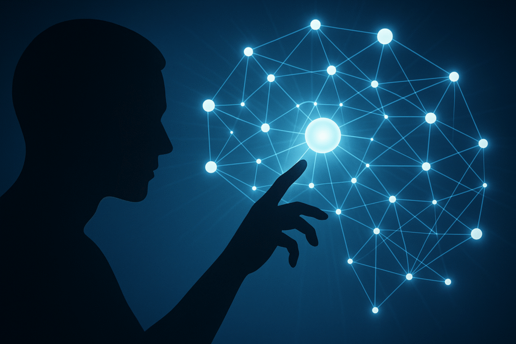 20250804 1449 Human AI Connection simple compose 01k1t5yj2cffjv1kccjcvfb5hs